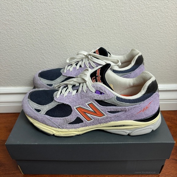 New Balance 990v3 MiUSA Teddy Santis Raw Amethyst Size 10.5 - Picture 1 of 7